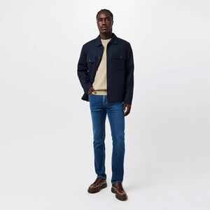 NEW Jacob Cohën mens XL midnight blue faux shearling overshirt jacket NWT $993